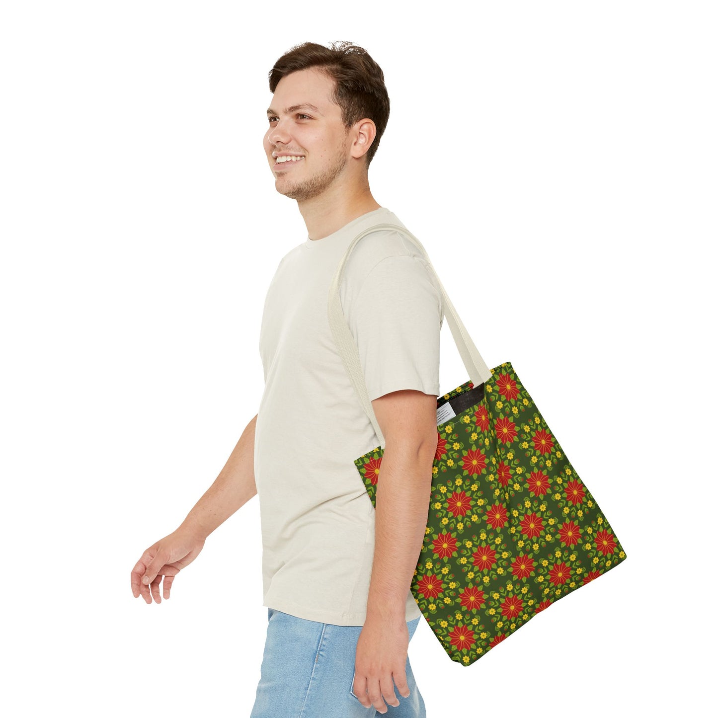 Poinsettias Tote Bag