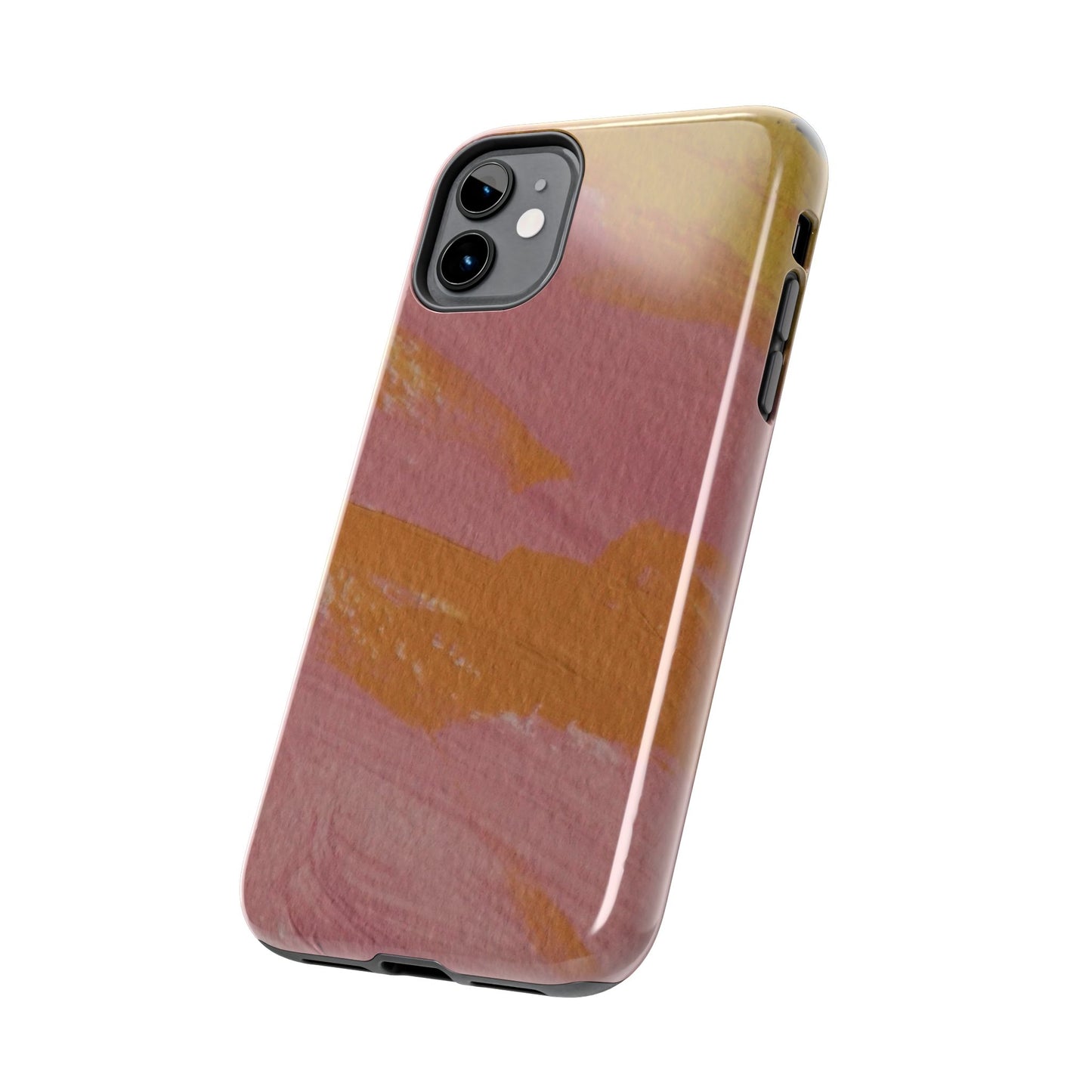 Abstract Pastel Pink Tough Phone Cases