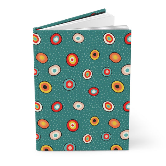 Funky Circles Hardcover Journal Matte