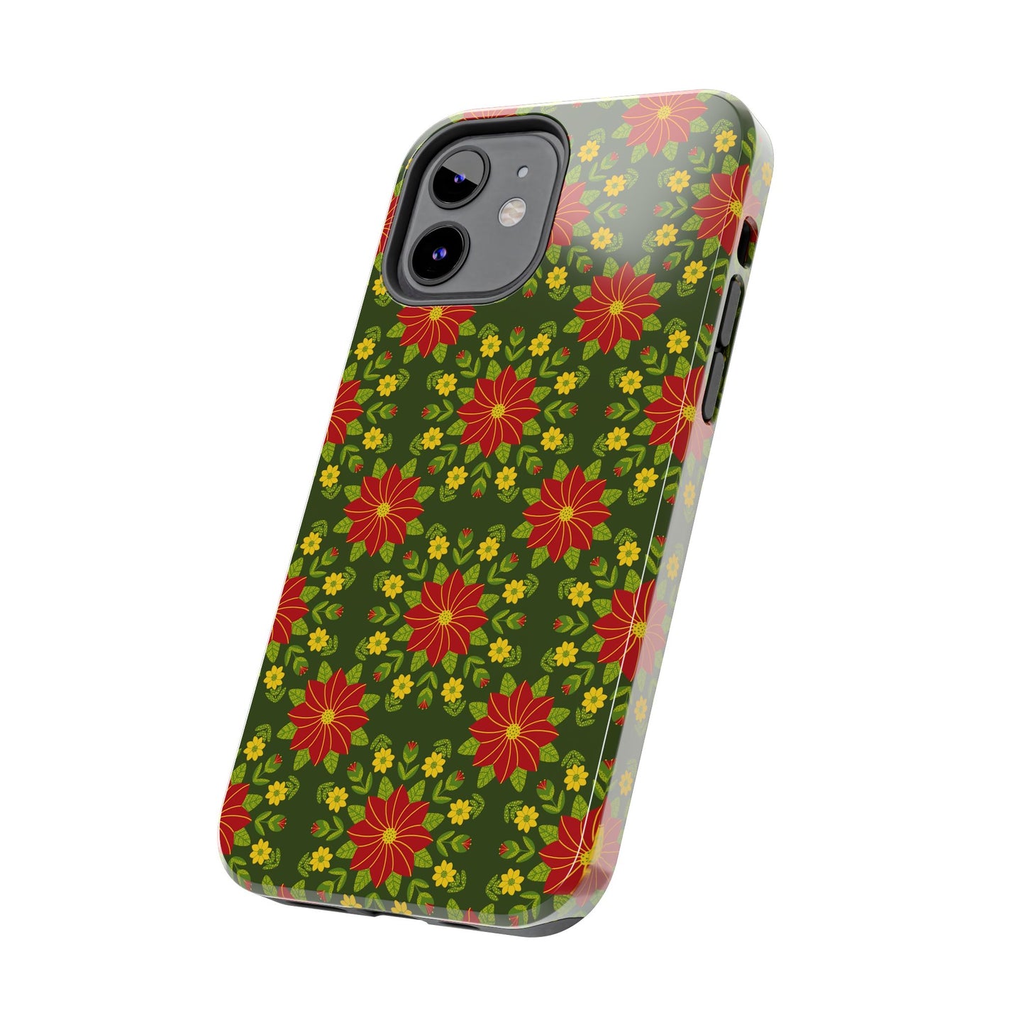 Poinsettias Tough Phone Cases