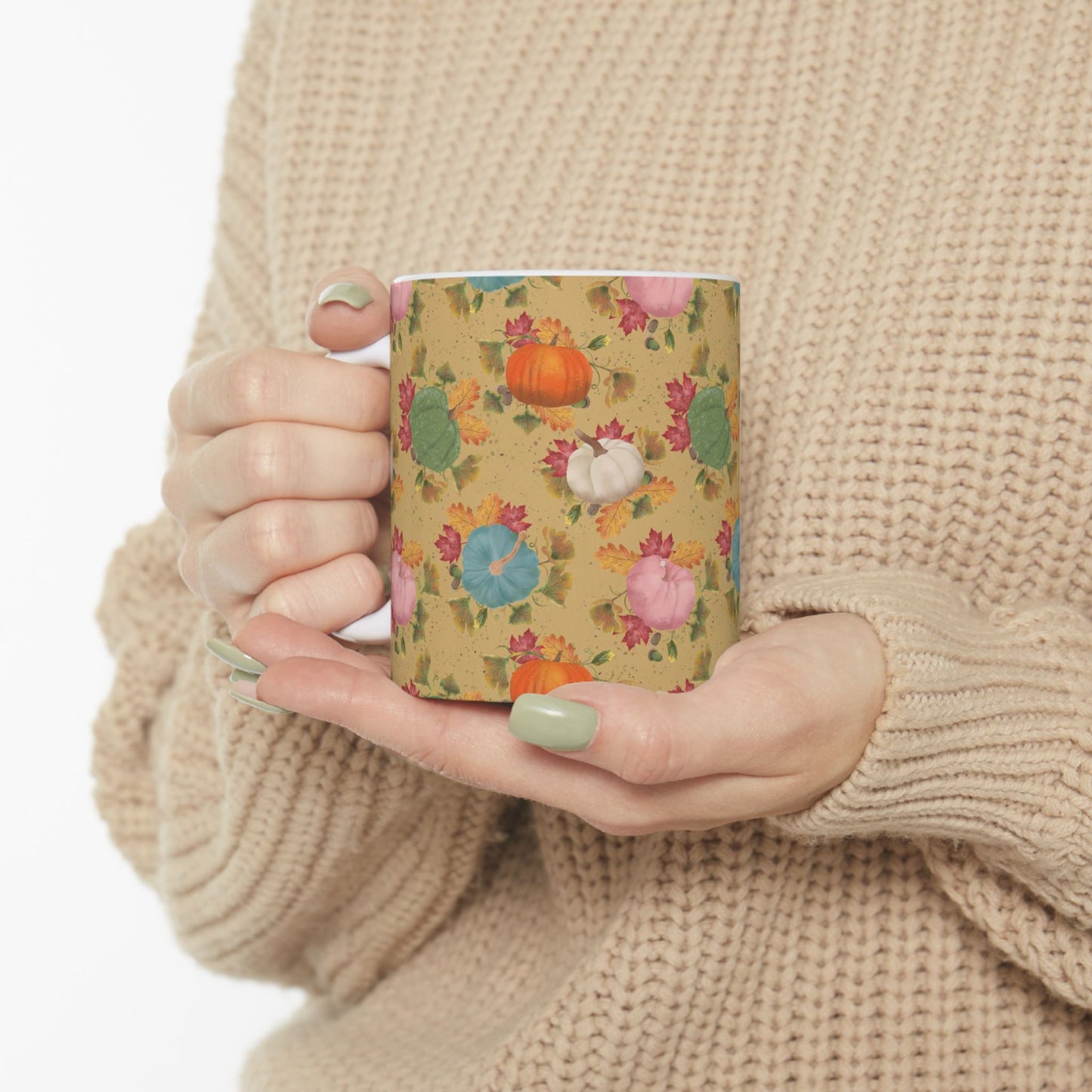 Colorful Pumpkins Ceramic Mug 11oz