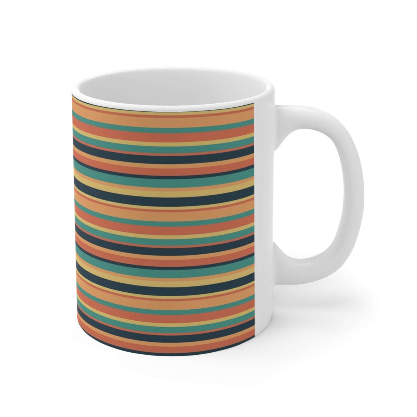 Sunbaked Stripes Ceramic Mug 11oz
