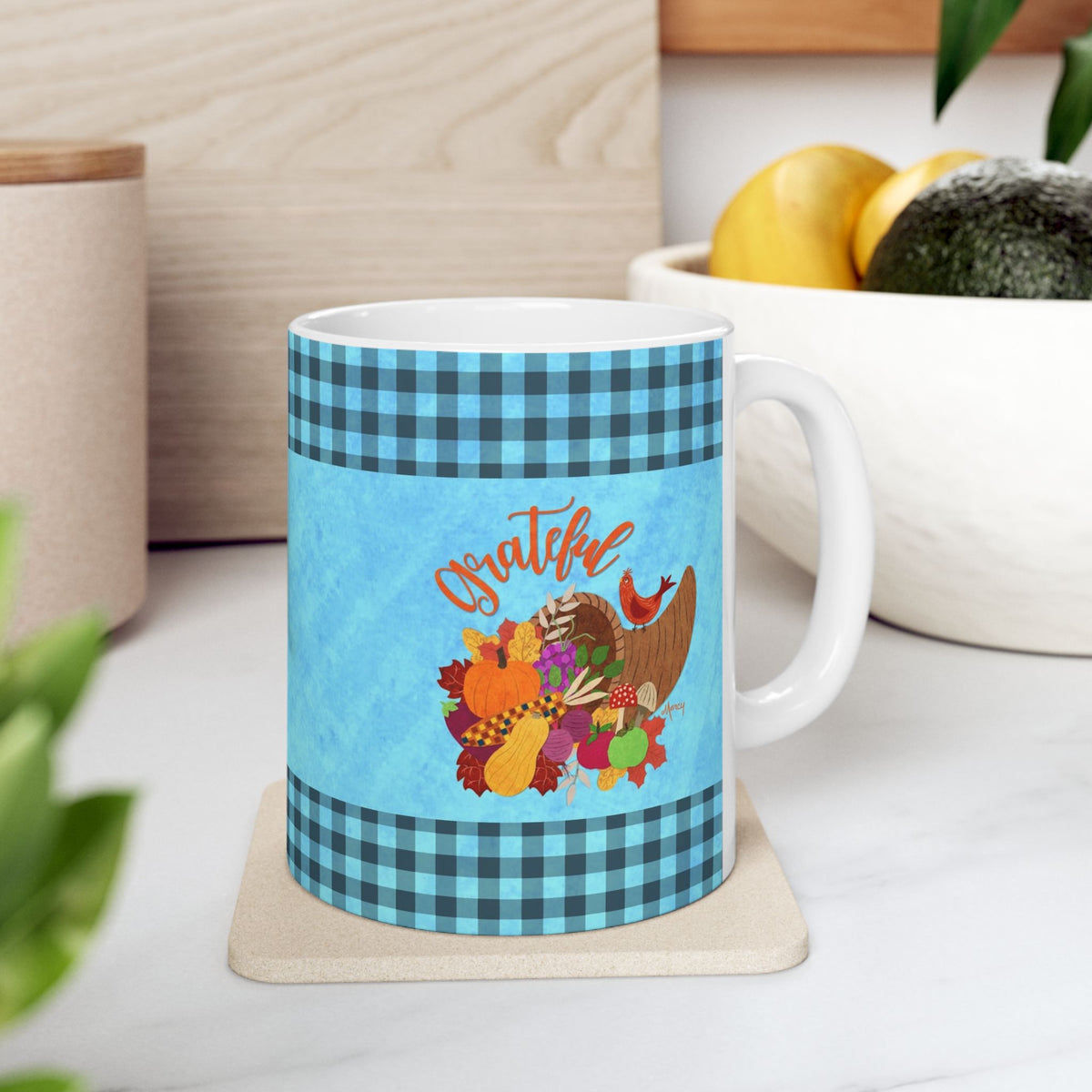 Cornucopia Collage Ceramic Mug 11oz & 15oz