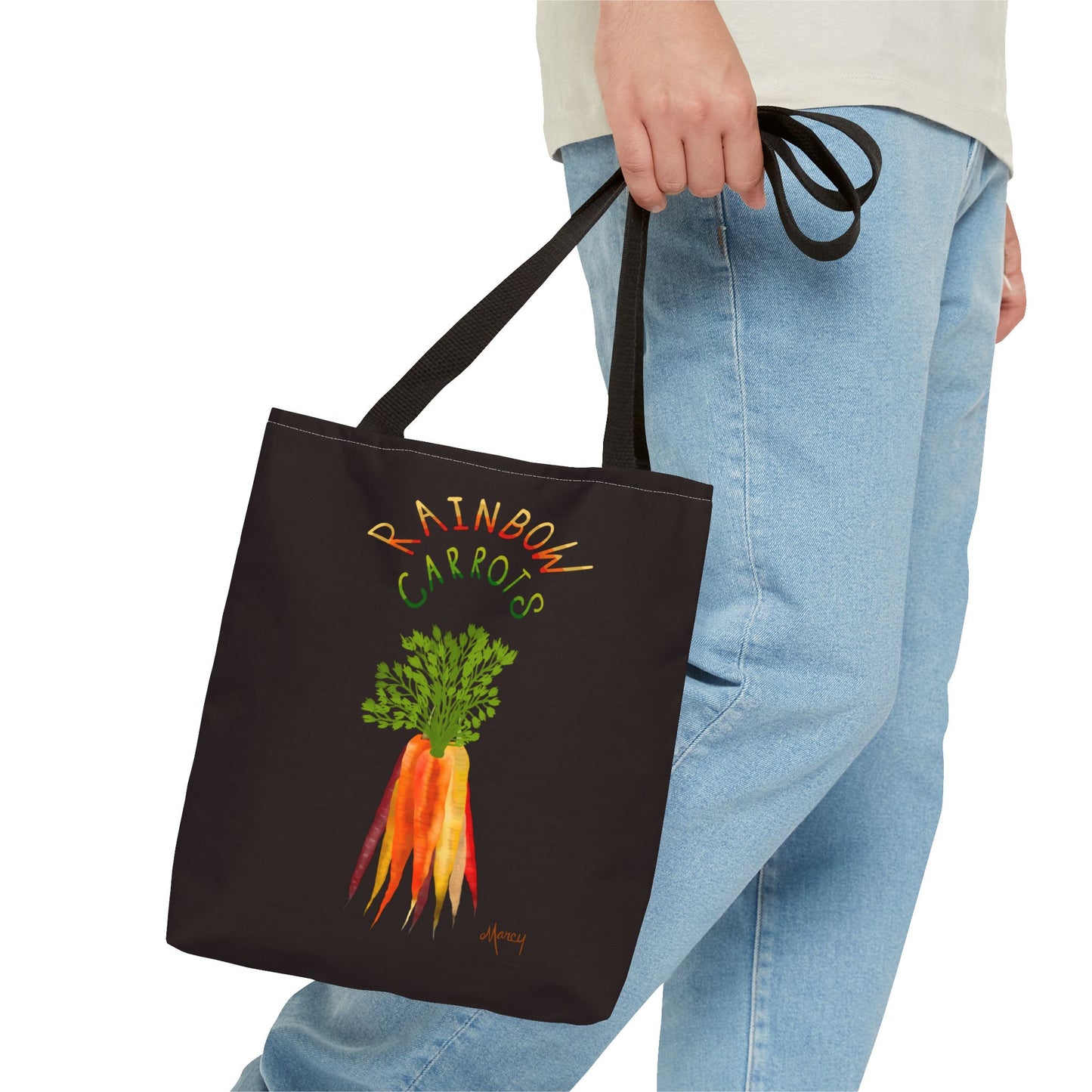 Rainbow Carrots Tote Bag