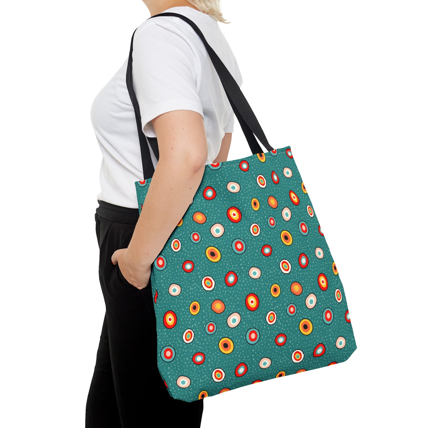 Funky Circles Tote Bag