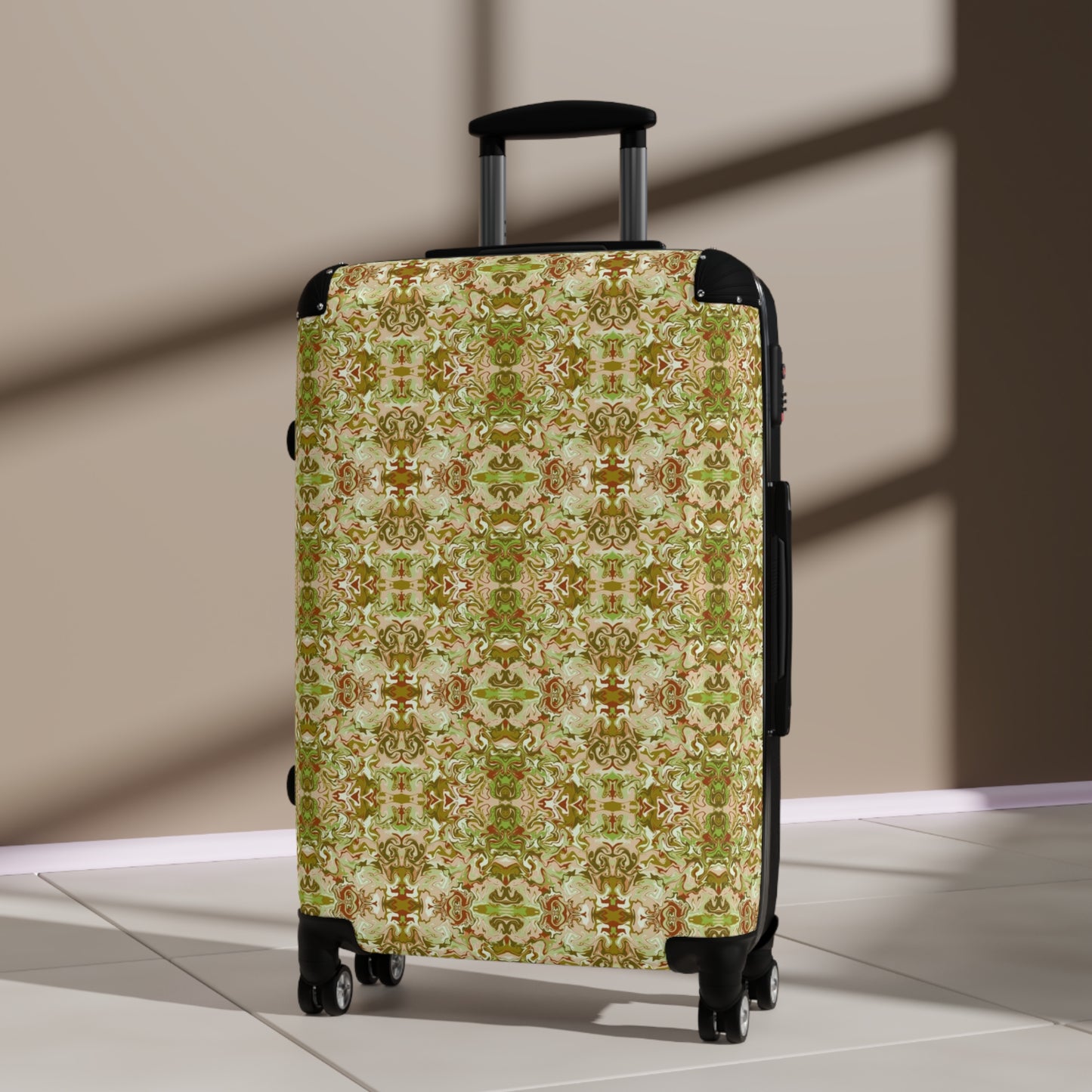 Boho Tea Garden Hardside Spinner Suitcase