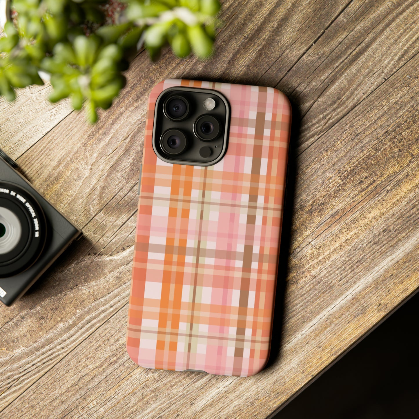 Soft Autumn Plaid Tough Cases