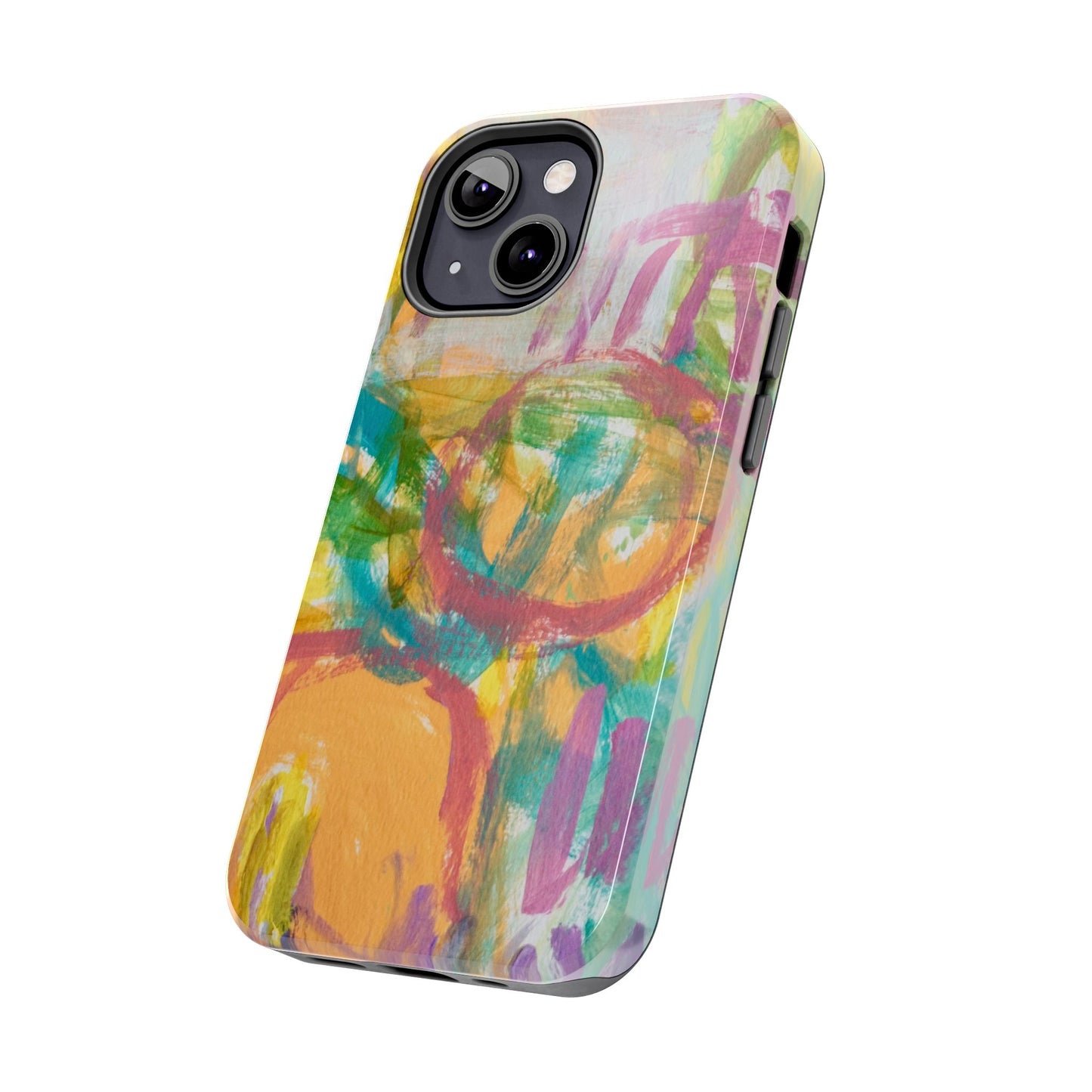 Abstract Pastel Circles Tough Phone Cases