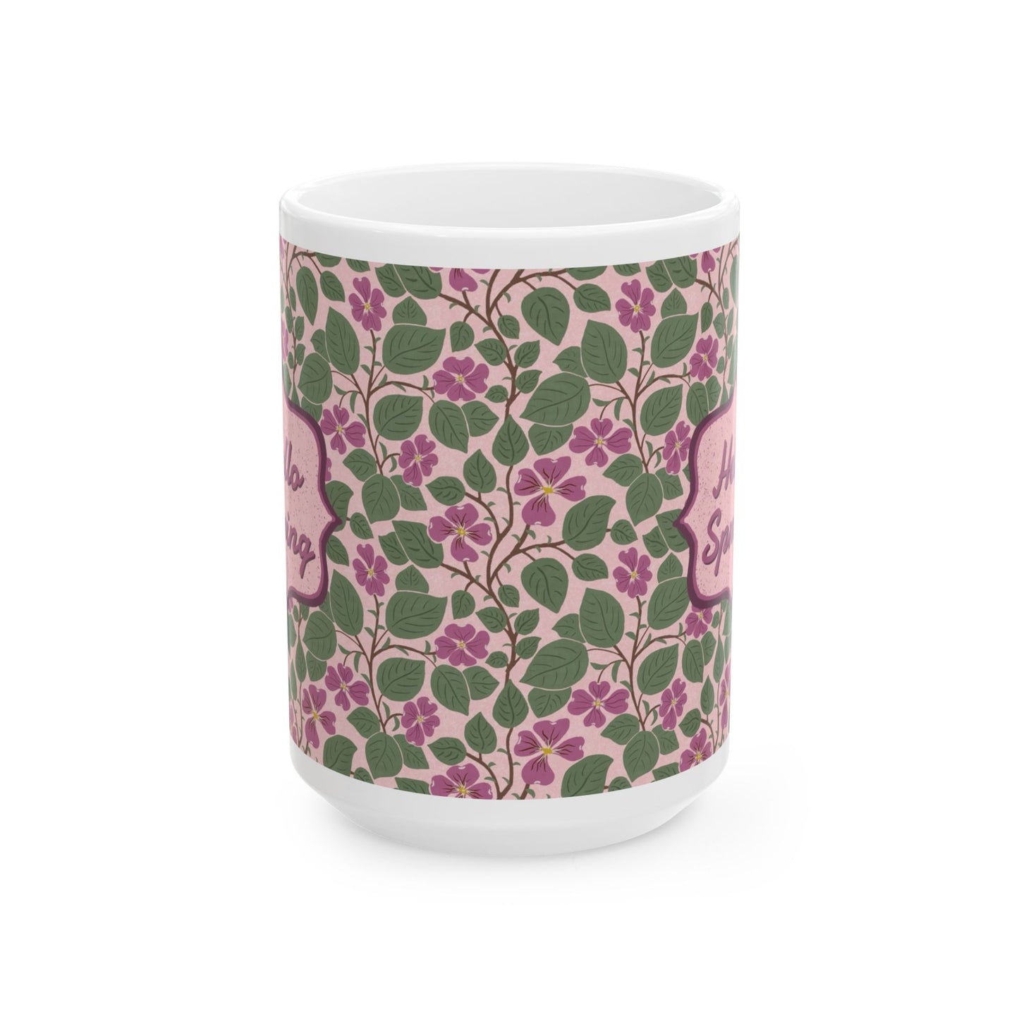 Pink Dogwoods - Hello Spring Ceramic Mug 11oz & 15oz
