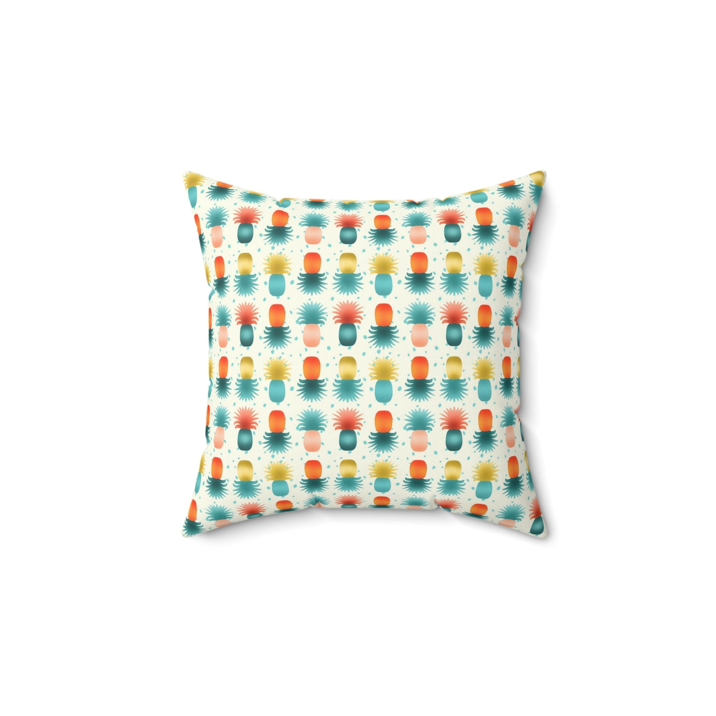 Pineapples Spun Polyester Square Pillow