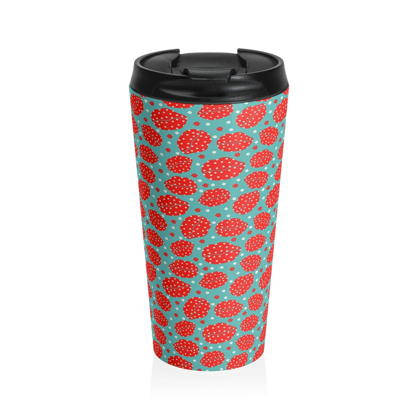 Red Hot Lips Stainless Steel Travel Mug