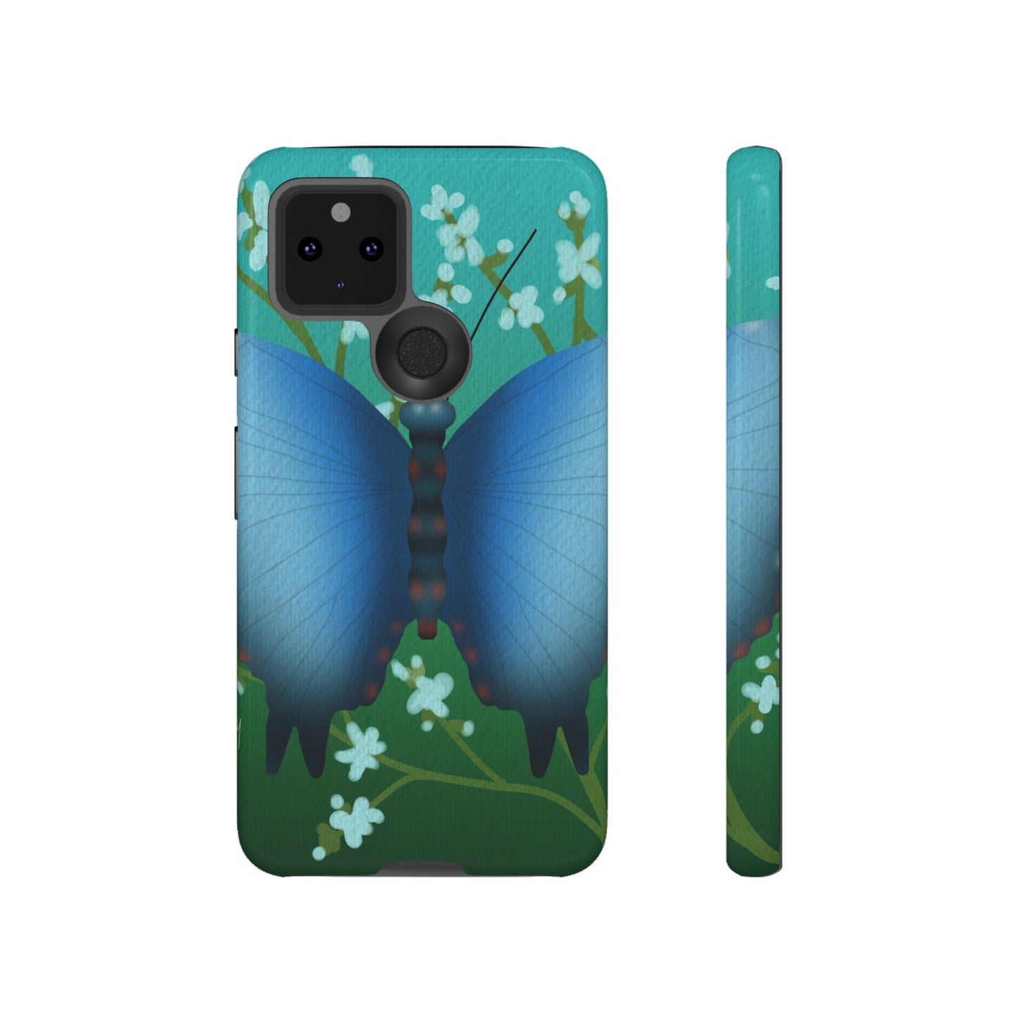 Blue Butterfly Tough Phone Case