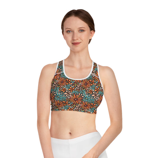 Flower Power Sports Bra