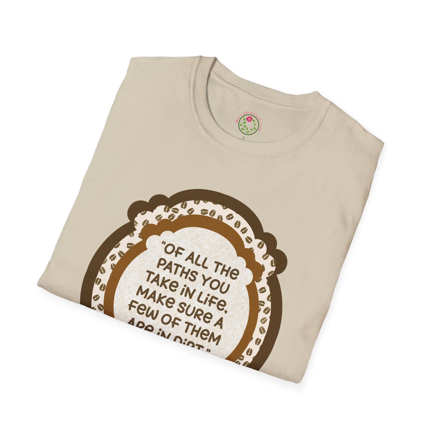 Deer Tracks with John Muir Quote Softstyle T-Shirt