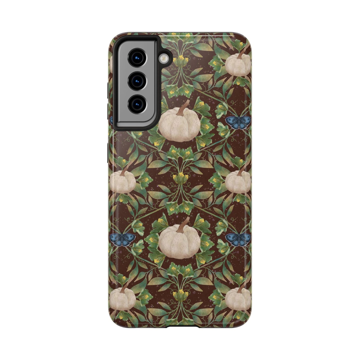 White Pumpkins Tough Phone Cases