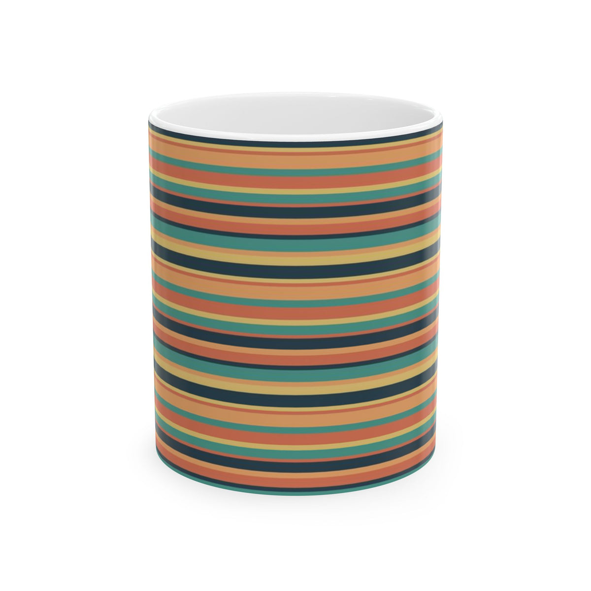 Sunbaked Stripes Ceramic Mug 11oz