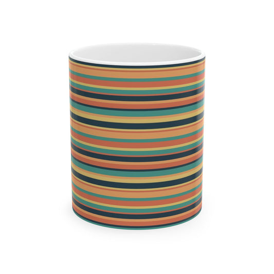 Sunbaked Stripes Ceramic Mug 11oz