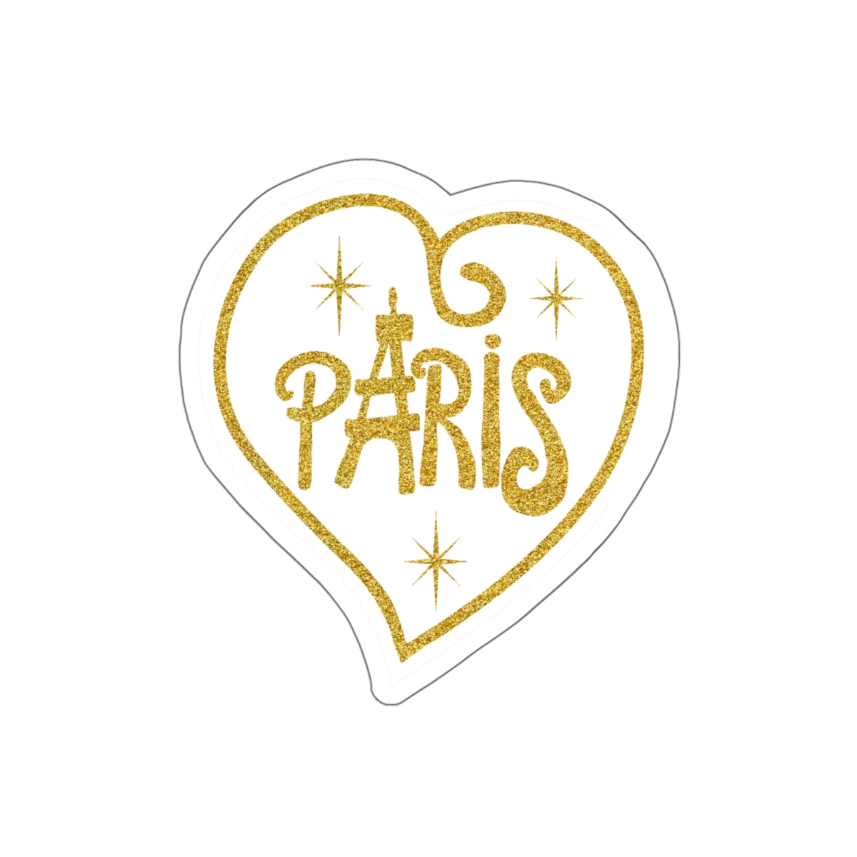 Paris Lights Die Cut Sticker