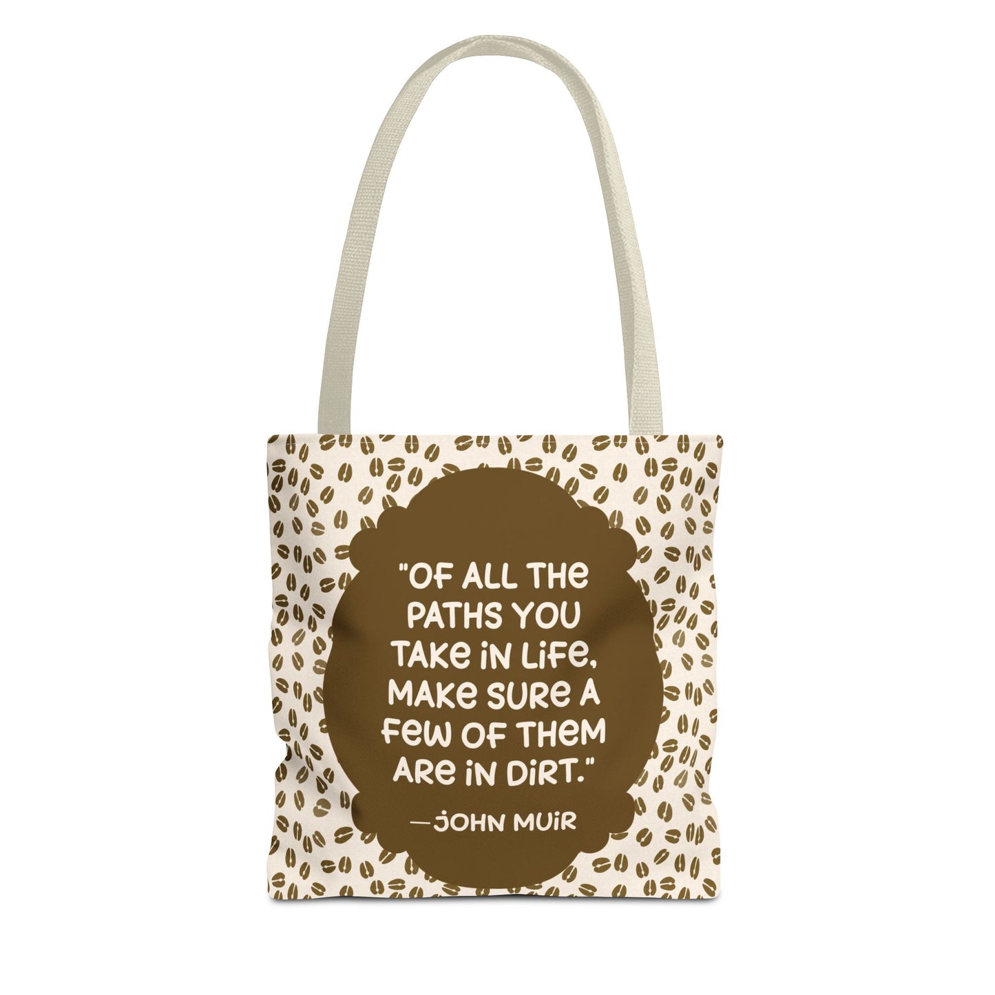 Deer Tracks with John Muir Tote Bag