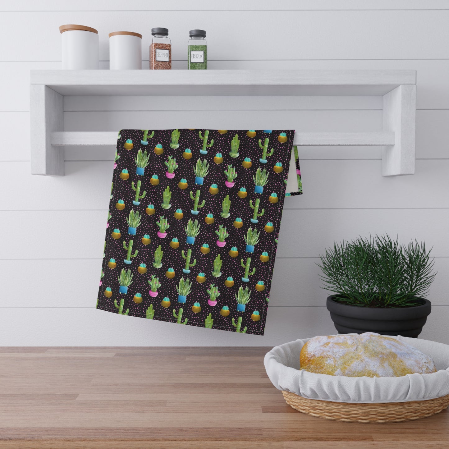 Frida Cactus Kitchen Towel