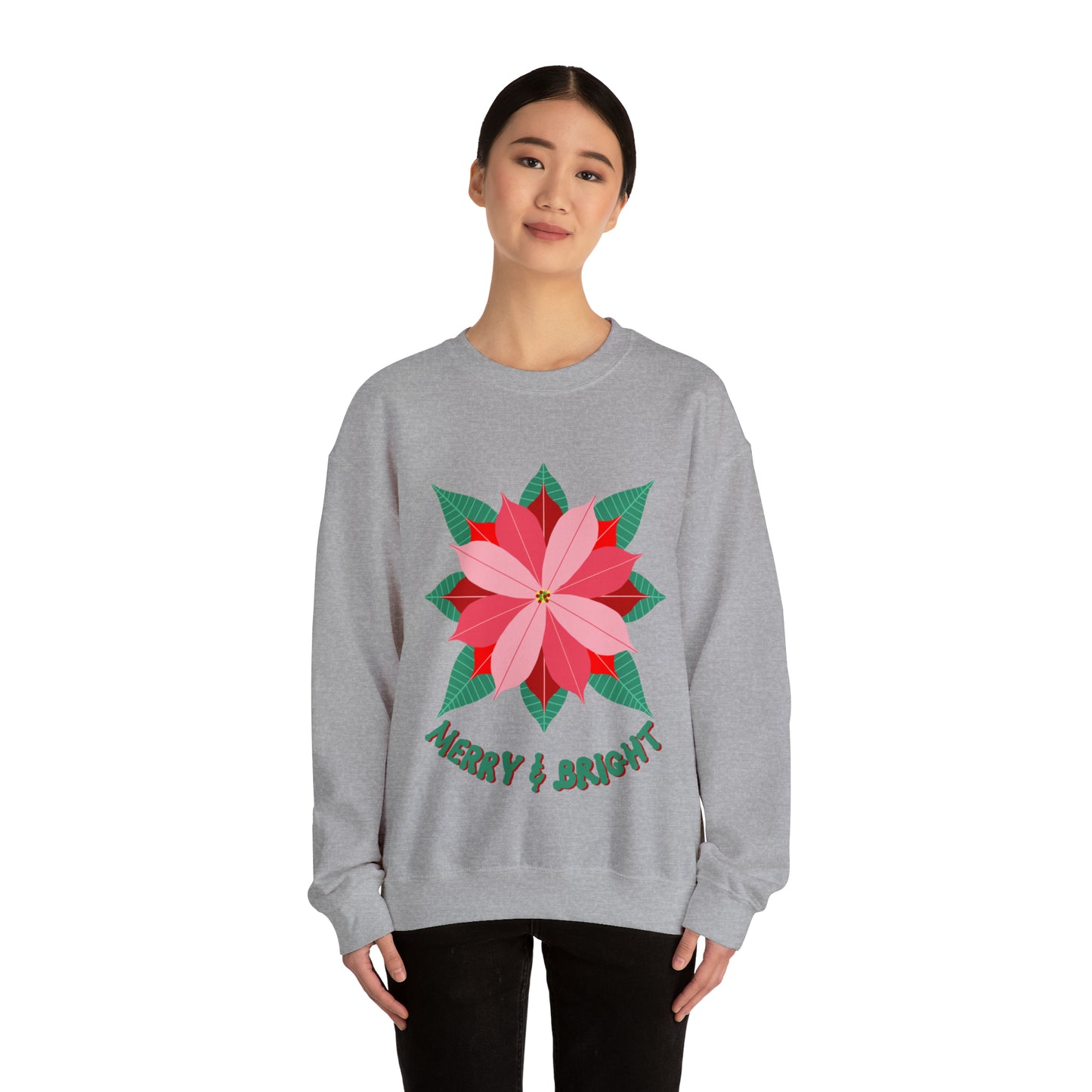 Poinsettias Unisex Heavy Blend™ Crewneck Sweatshirt