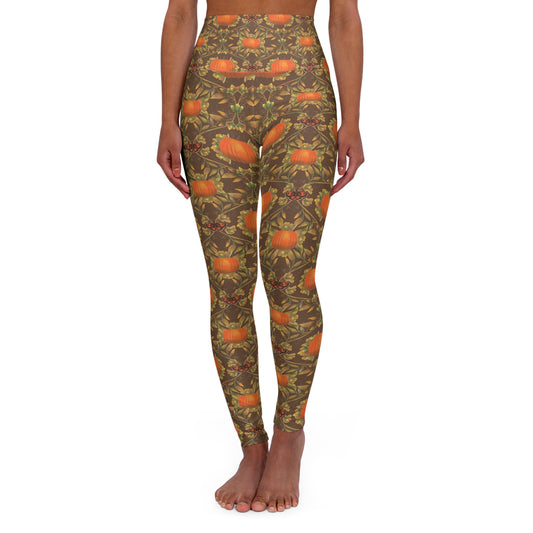 Pumpkin Patch High Waisted Yoga Leggings