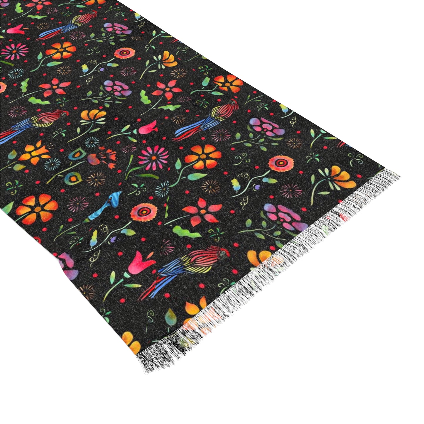 Frida Flowers Light Scarf