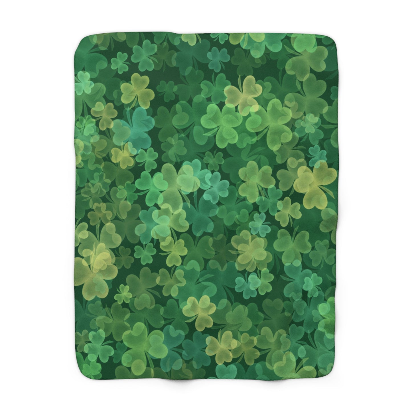 Shamrocks Sherpa Fleece Blanket