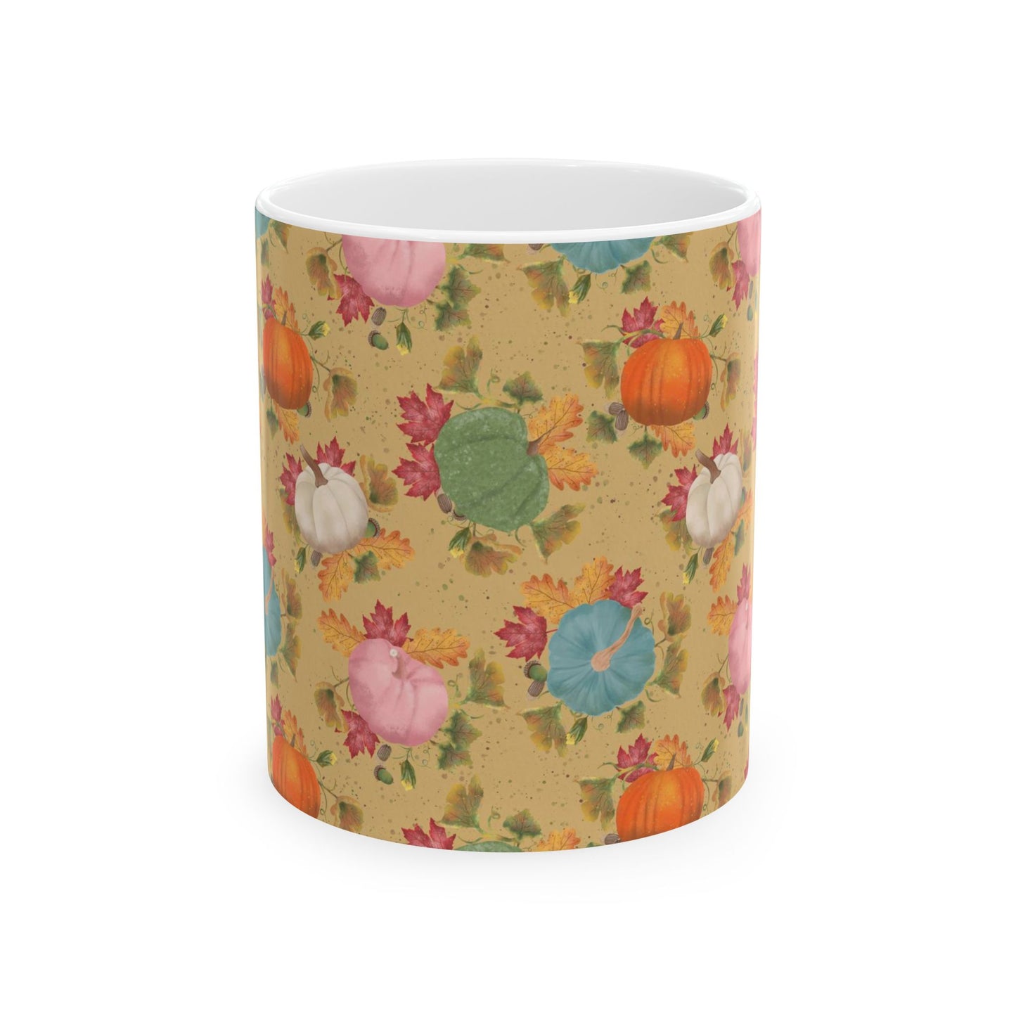 Colorful Pumpkins Ceramic Mug 11oz