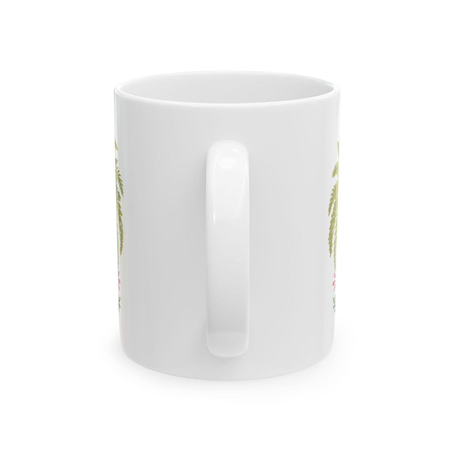 Let Faith Grow Ceramic Mug — Botanical Coffee Tea Cup (11oz & 15oz)