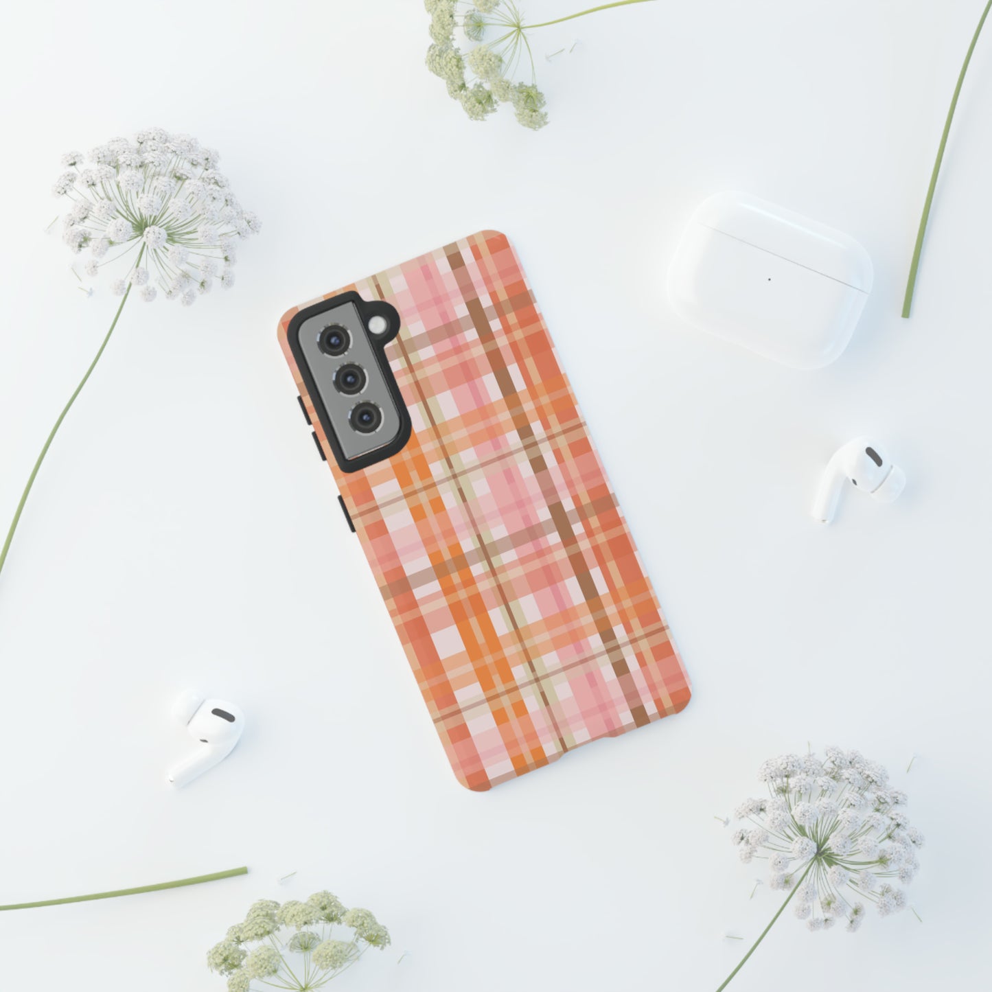 Soft Autumn Plaid Tough Cases