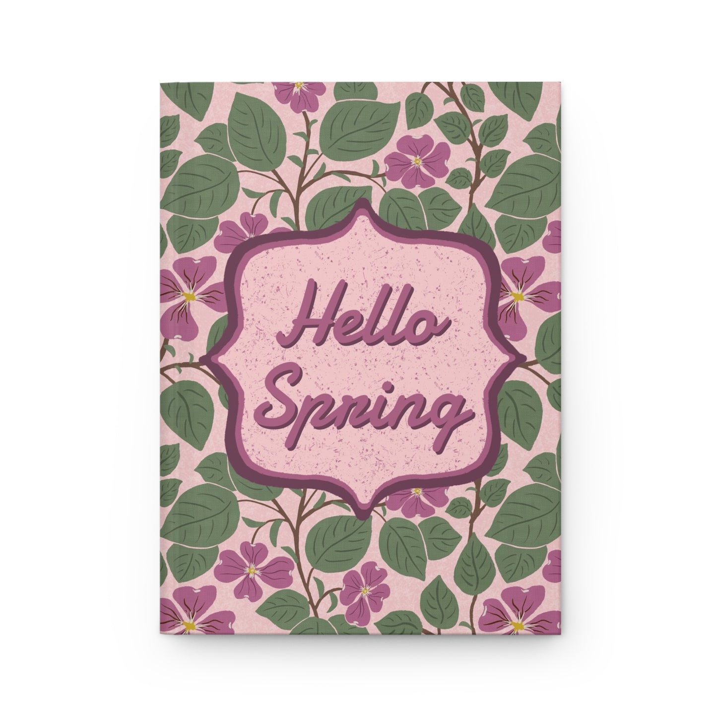 Pink Dogwoods — Hello Spring Hardcover Journal Matte