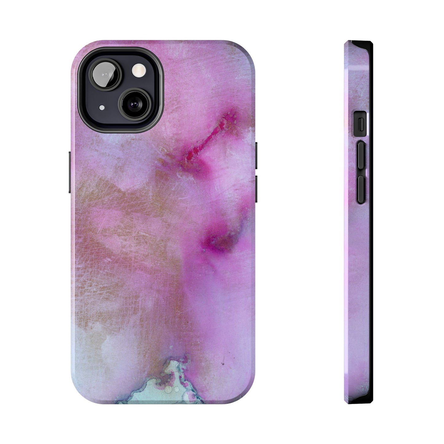 Abstract Soft Pinks Tough Phone Cases