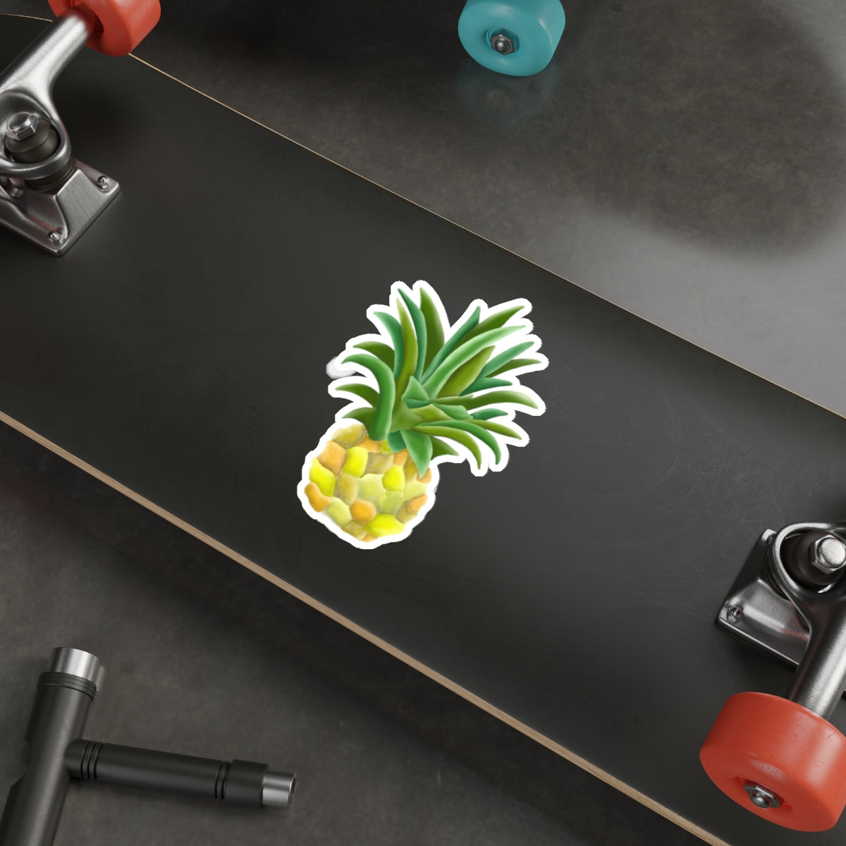 Fresh Pineapple Die Cut Sticker