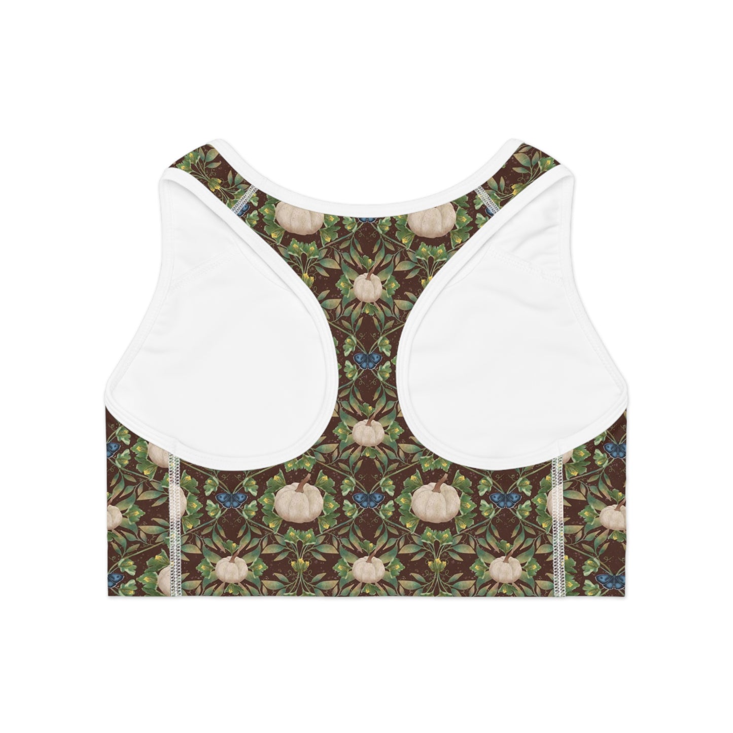 White Pumpkins Sports Bra