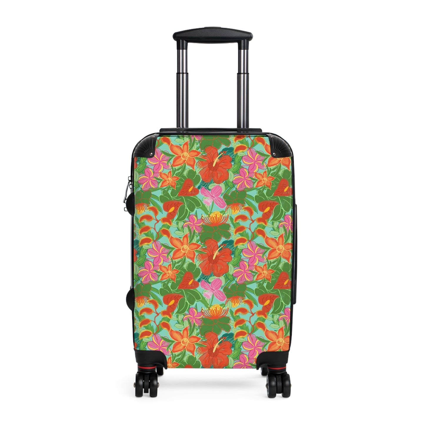 Tropical Flowers Hardside Spinner Suitcase