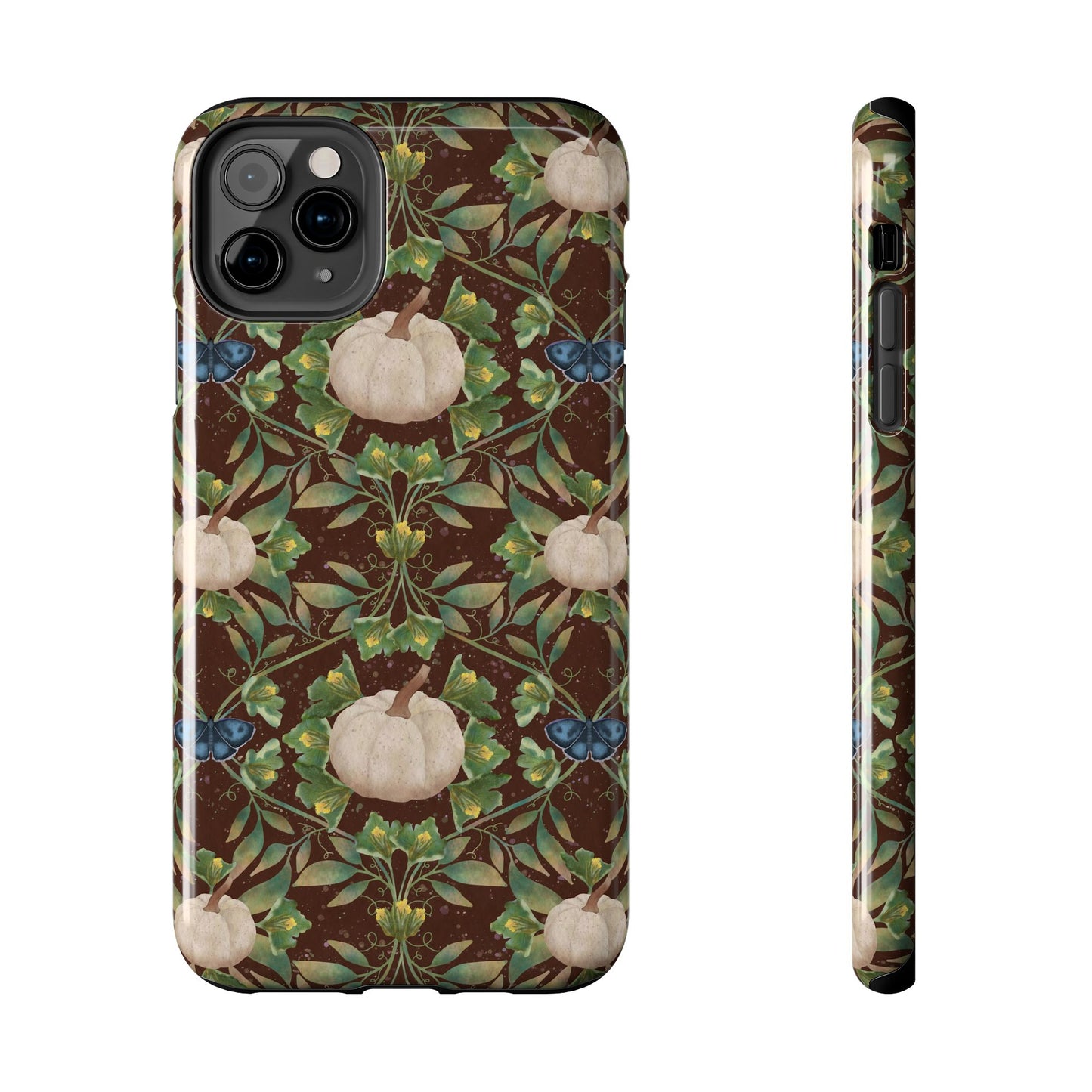 White Pumpkins Tough Phone Cases