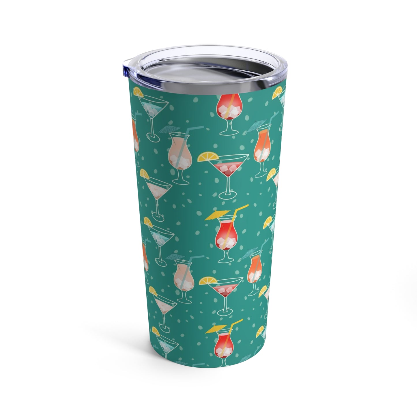Cocktails Stainless Steel Travel Mug – Sip in Style!