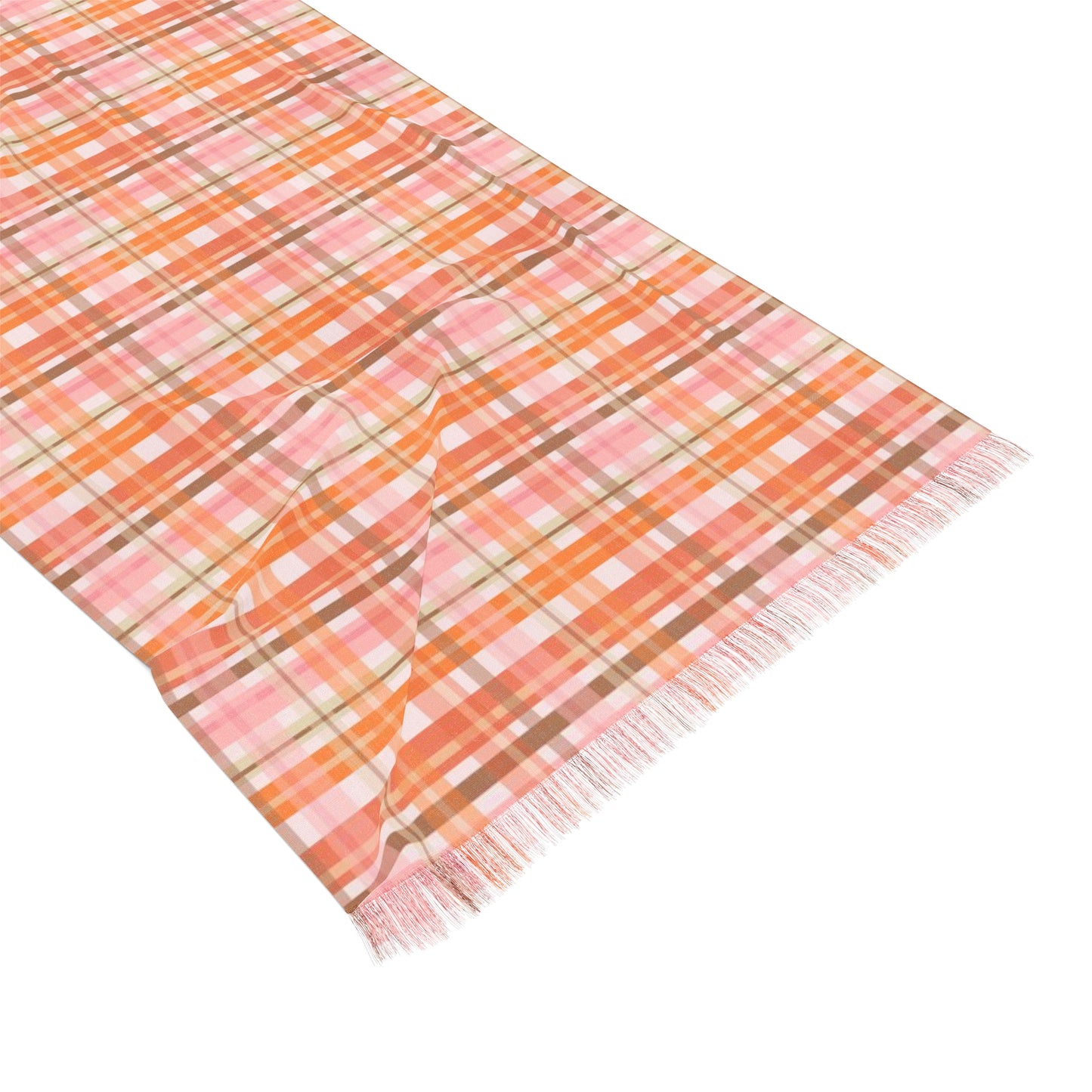 Soft Autumn Plaid Light Scarf