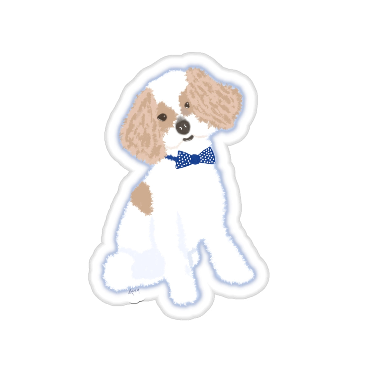 Pico the Maltipoo Die Cut Sticker