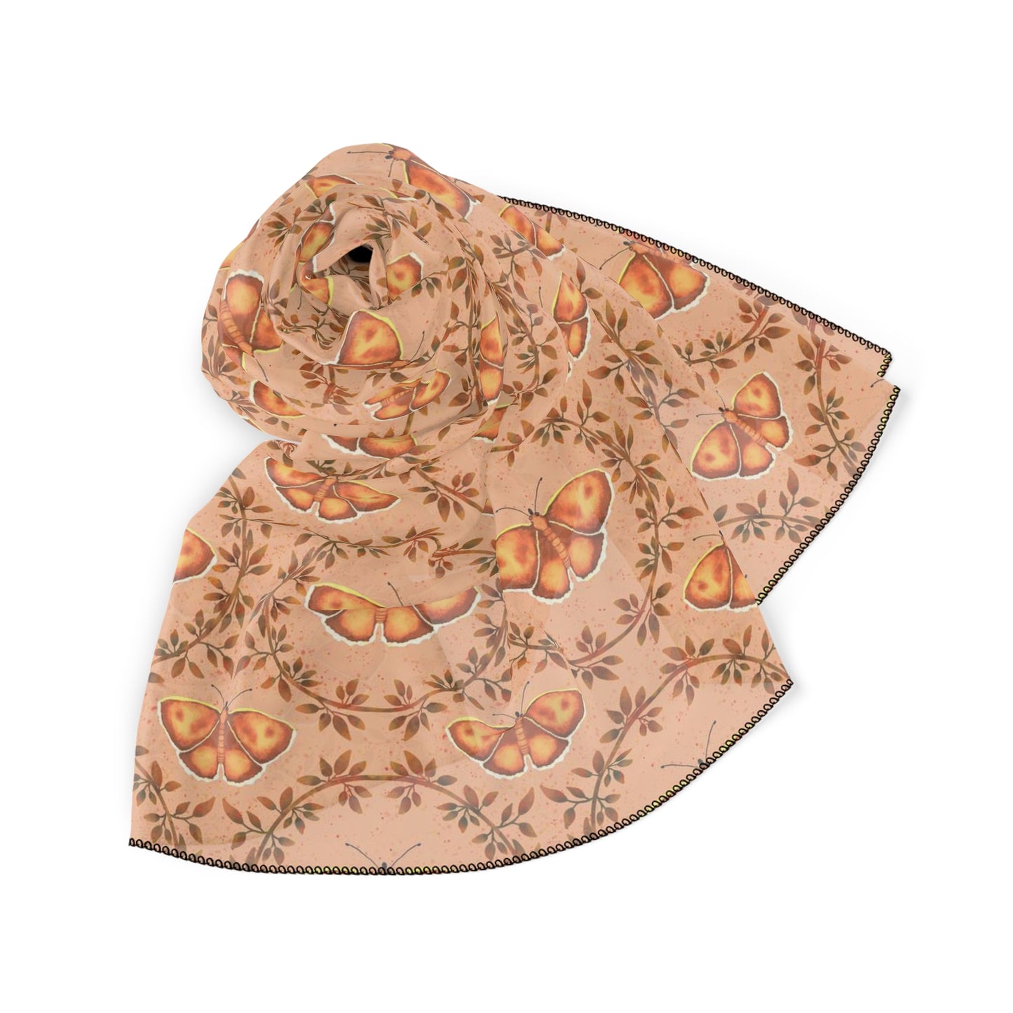 Moths and Vines Poly Scarf