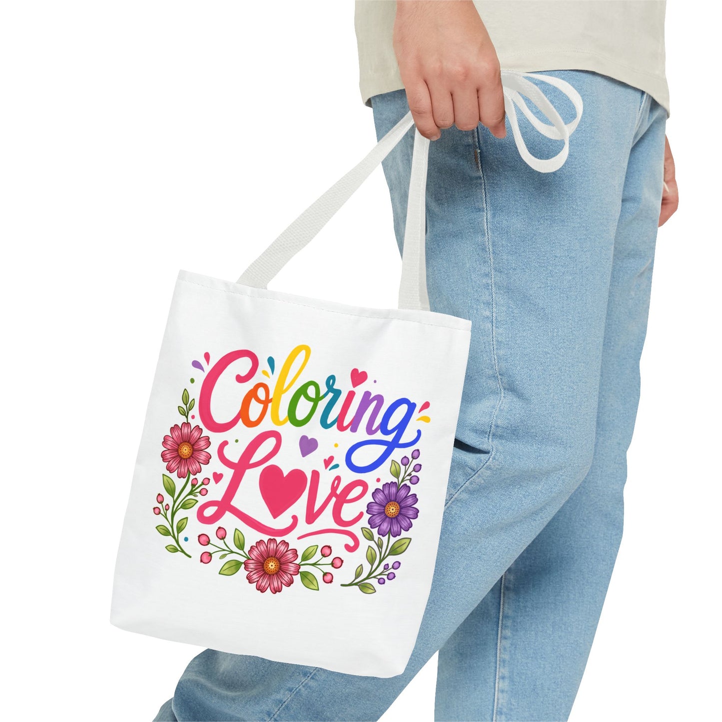 Coloring Love Tote Bag