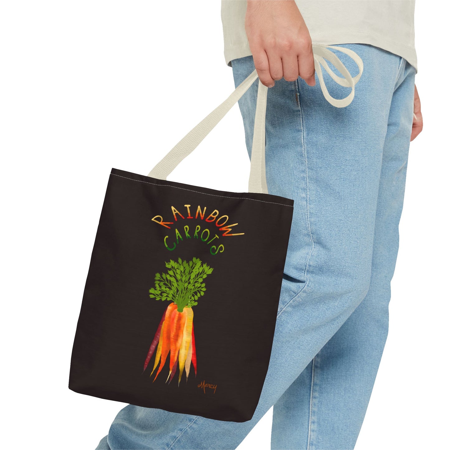 Rainbow Carrots Tote Bag