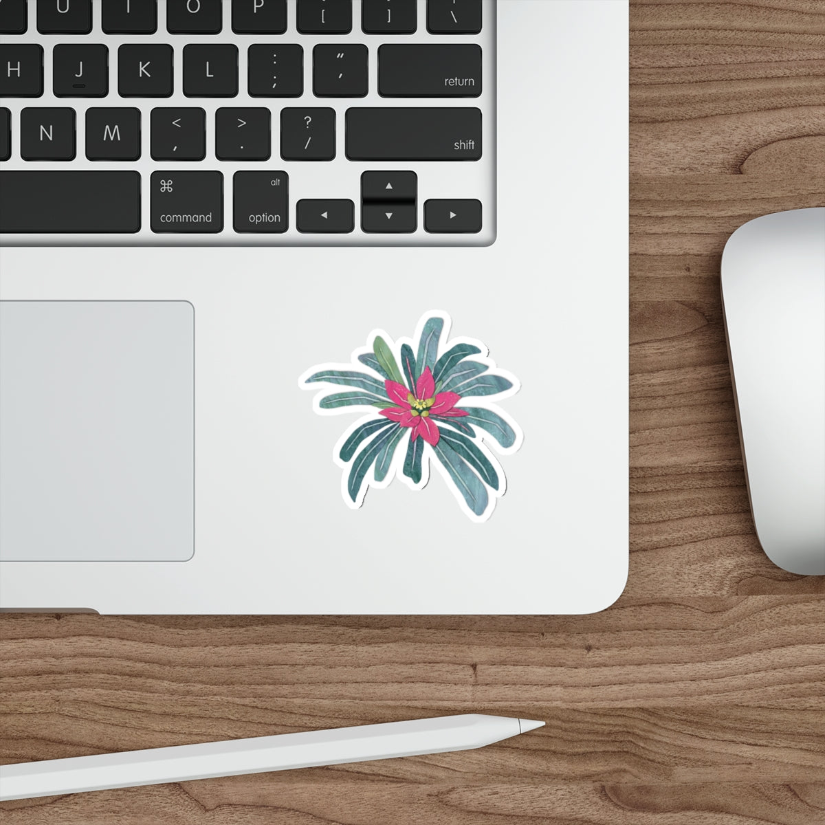 Euphorbia, Tropical Flower Die-Cut Stickers