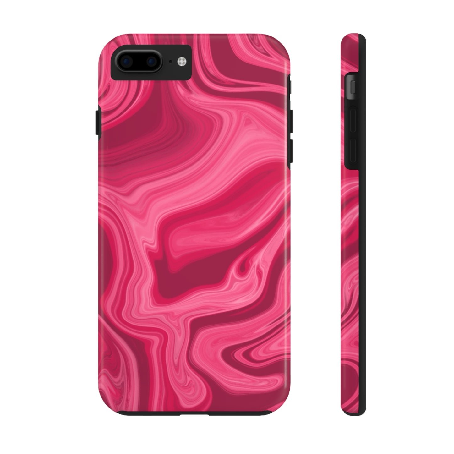 Rosy Swirls Tough Phone Cases