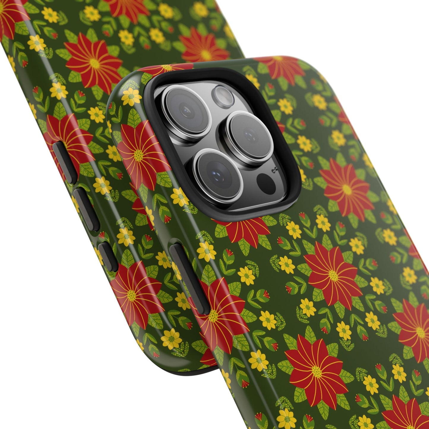 Poinsettias Tough Phone Cases