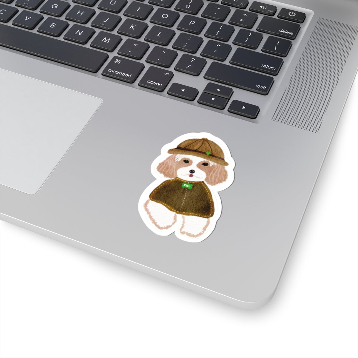 Cute Pico Explorer Pup Kiss-Cut Sticker