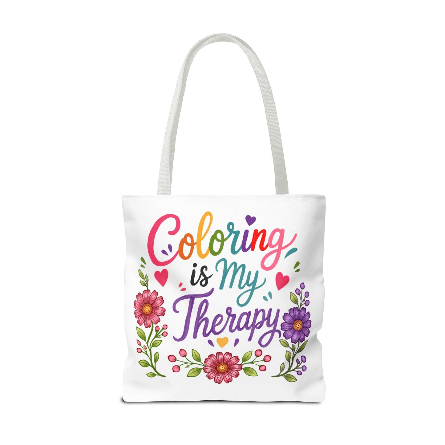 Coloring is My Therapy Tote Bag