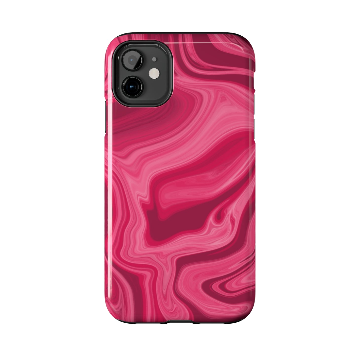 Rosy Swirls Tough Phone Cases