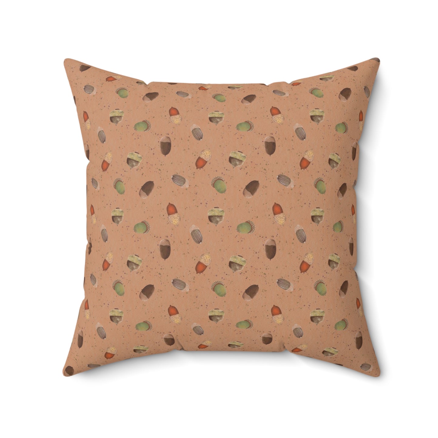 Acorns Spun Polyester Square Pillow